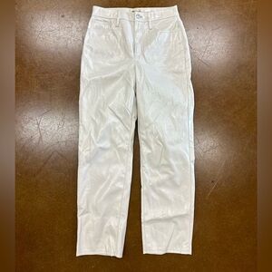 Perfect Vintage Straight Faux Leather Pants